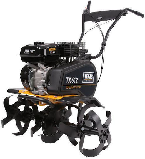 Texas Tx 612tg Dual Shaft În patru timpi Cultivator Benzină 212cc cu Pornire manuală