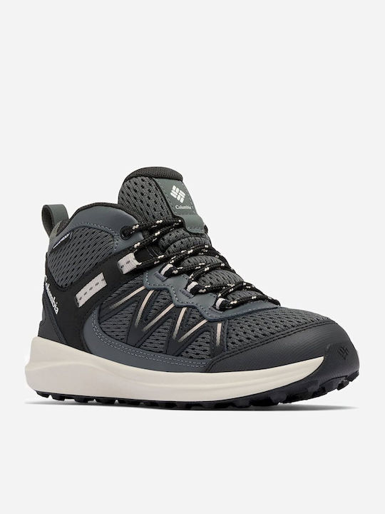 Kinder Wanderschuhe Wasserdicht Schwarz ->