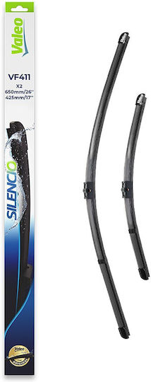 Valeo Silencio X.trm x2 Front Set Car Wiper Blades 650mm Passenger Wiper Length 420mm