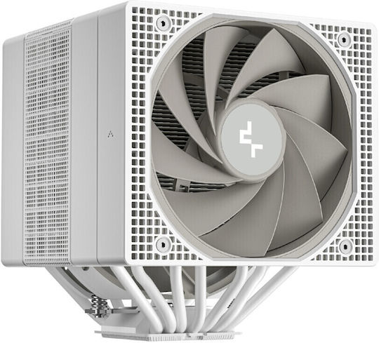 Deepcool Assassin IV VC ELITE Ψύκτρα Επεξεργαστή Διπλού Ανεμιστήρα για Socket AM4/AM5/115x/1700 Λευκή