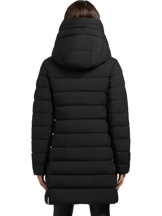 Women's Puffer Jacket for Winter Black