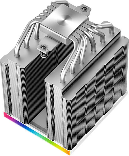 Deepcool AK620 Digital SE Dual Fan CPU Cooling with RGB for AM4/AM5/1200/115x Socket White