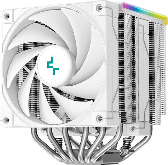 Deepcool AK620 Digital SE Dual Fan CPU Cooling with RGB for AM4/AM5/1200/115x Socket White