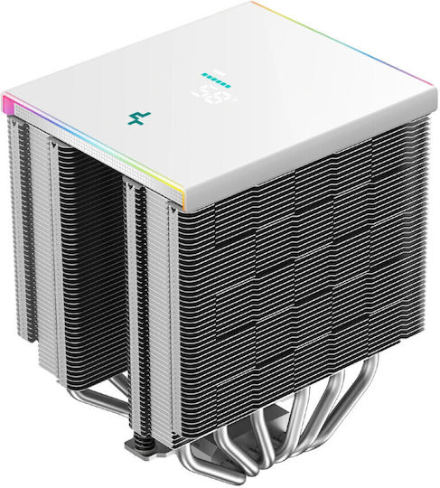 Deepcool AK620 Digital SE Dual Fan CPU Cooling with RGB for AM4/AM5/1200/115x Socket White