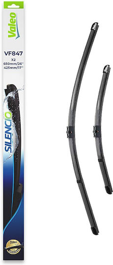 Valeo Silencio X.trm x2 Front Set Car Wiper Blades 650mm Passenger Wiper Length 400mm
