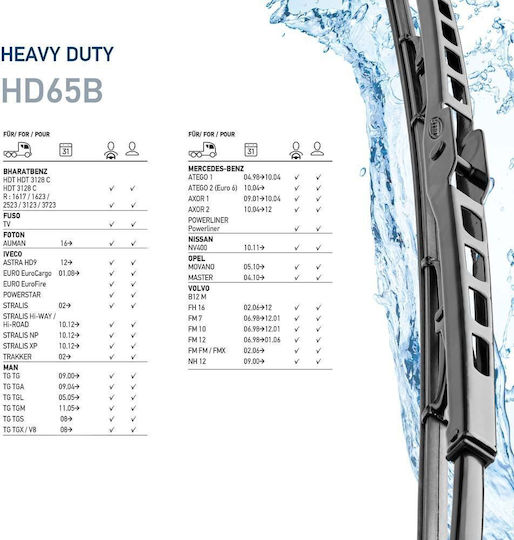 Hella WT26 Car Wiper Blades Driver Wiper Length 660mm Universal