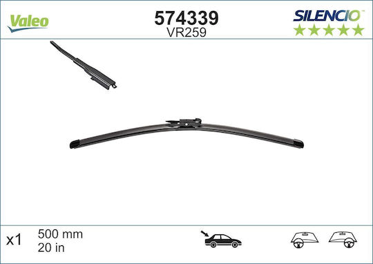Valeo Πίσω Υαλοκαθαριστήρας Αυτοκινήτου 500mm