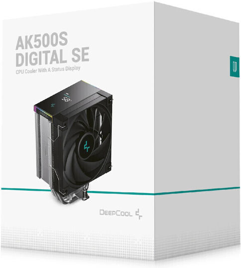 Deepcool AK500S Digital SE CPU Cooling Fan with RGB for AM4/AM5/1200/115x/1700 Socket