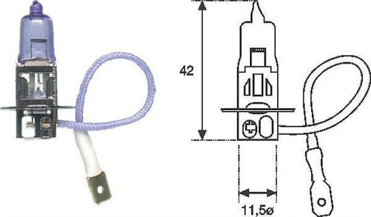 H3 Birne 12V 55W Sockel
