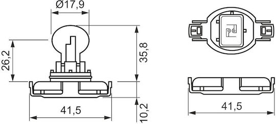 Bec 12V PSX24W 24W Pure Light Bosch