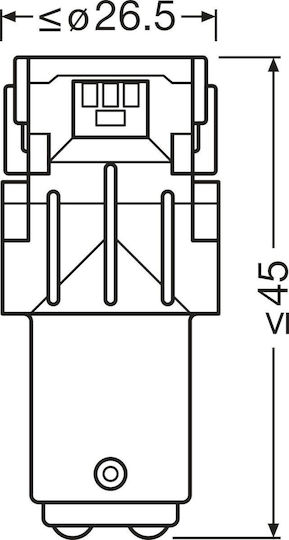 Osram Лампи Автомобила & Мотоциклета LEDriving SL P21/5W LED 6000К Хладно бяло 12V 12W 2бр