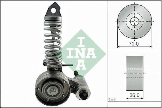 Обтегач На V-Ремък Опел Астра G 1.2i 16v Корса 1.2i 16v 70мм Х 26мм Ina