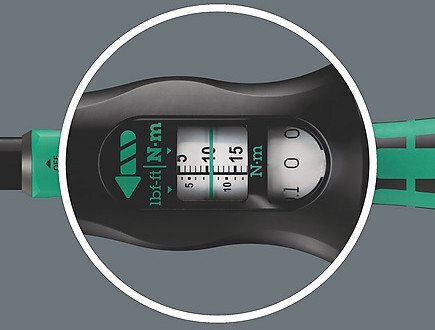 Wera Δυναμόκλειδο Καρέ 1/4" Ροπής 2.5-25 Nm Click-torque
