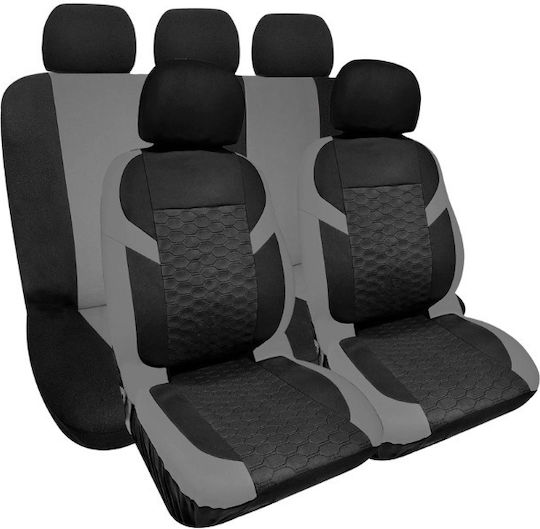 Ototop Car Cover Set 9pcs Polyester Gray