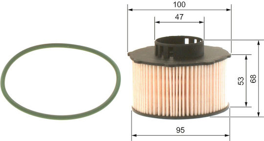 Fuel Filter Citroen Ds Fiat Opel Peugeot Toyota Vauxhall F026402359-30