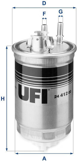 Ufi Fuel Filter 24.412.00