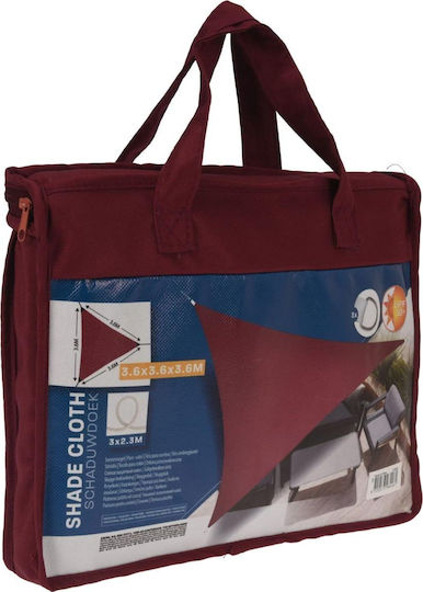 Progarden Triunghi Umbrela Sail Burgundy 3.6x3.6m