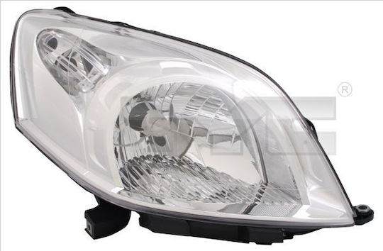 Tyc Дясно Предно Фарове За Автомобил Peugeot Bipper / Bipper Tepee Fiat Fiorino Citroen Nemo 2007