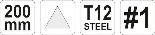Yato YT-62249 File Metal Triangle with Handle