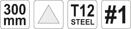 Yato YT-62251 File Metal Triangle with Handle