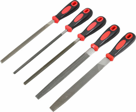 AWTools Σετ Λίμες με Λαβή 5τμχ