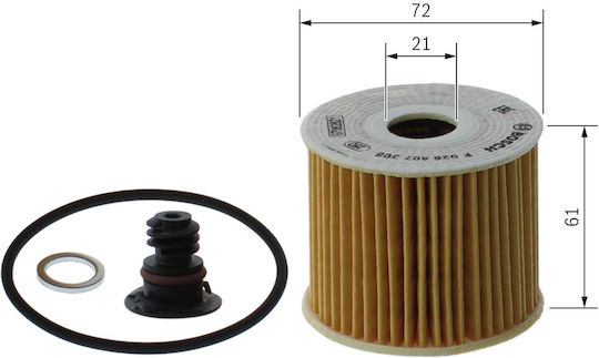 Φίλτρο Λαδιού Hyundai Bosch F 026 407 308