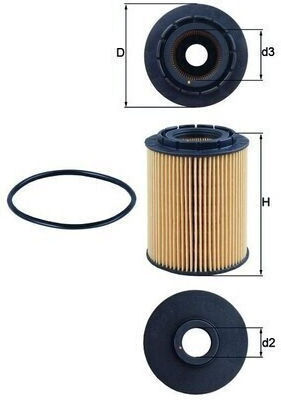Filtru de ulei Knecht