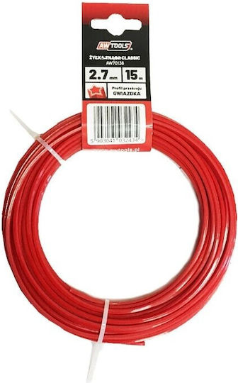AWTools AW70128 Bürstenschneider Platz Quadratisch Länge 15m und Dicke 2mm