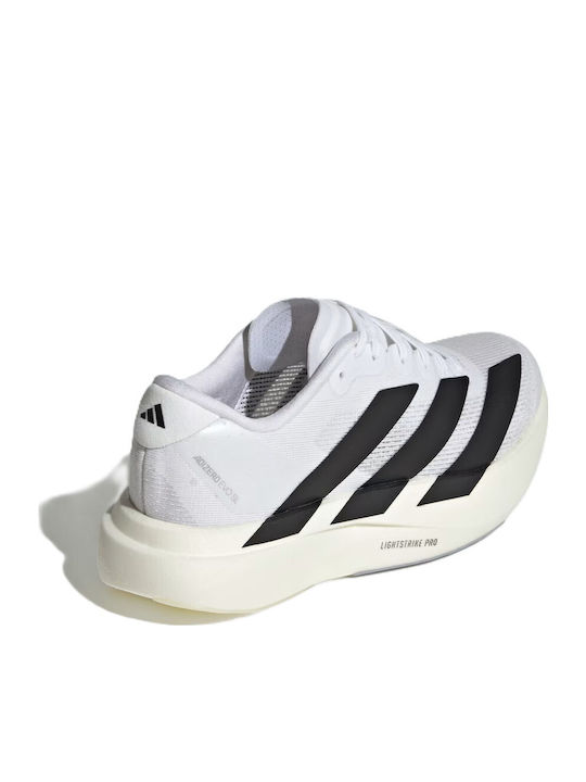 Adizero Αθλητικά Παιδικά Παπούτσια Running με Κορδόνια Λευκά