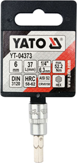 Yato Битов ключ с Allen връх и Квадратно Гнездо 1/4'' 1бр