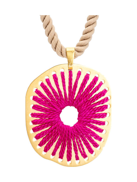 Halskette Ausweis Fuchsia
