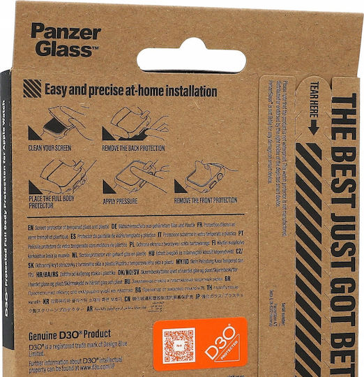 PanzerGlass Screen Protector για το Apple Watch 9 41mm 1τμχ 3689 Black