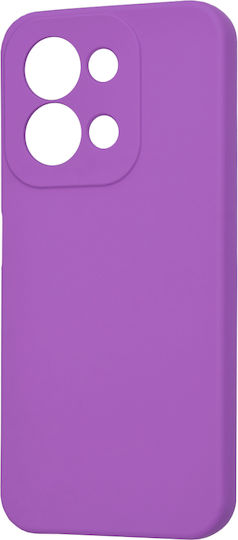 Techsuit Softflex Umschlag Rückseite Silikon Lila (Redmi 15C 4G)