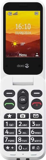 Doro Leva L20 Single SIM Κινητό με Κουμπιά Red White