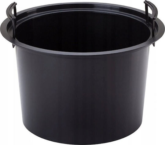 Marhome Heos Саксия Пластмаса Черен 46.8x46.8x45εκ.