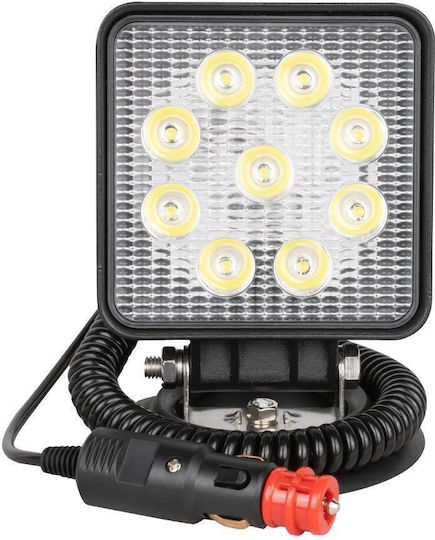 Lumină de Lucru LED Pătrată cu Focalizare și Bază Magnetică Jbm