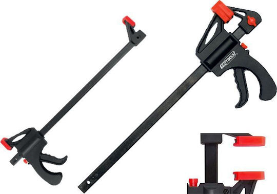 AWTools AW20137 Σφιγκτήρας Τύπου "F" με Μέγιστο Άνοιγμα 250mm