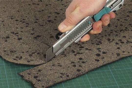Wolfcraft Faltschneider mit Metallisch Körper und Klingenbreite 25mm