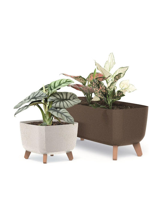 Prosperplast Γλάστρα Πλαστική Coffee 24x24x18εκ.