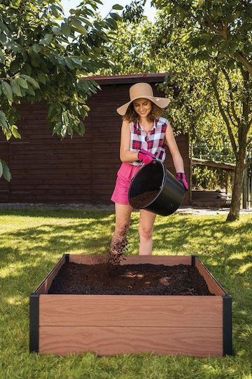 Keter Garden Topf Kunststoff 106x106x32cm.