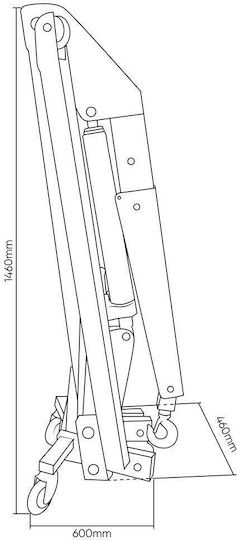 1t Folding Crane Jbm