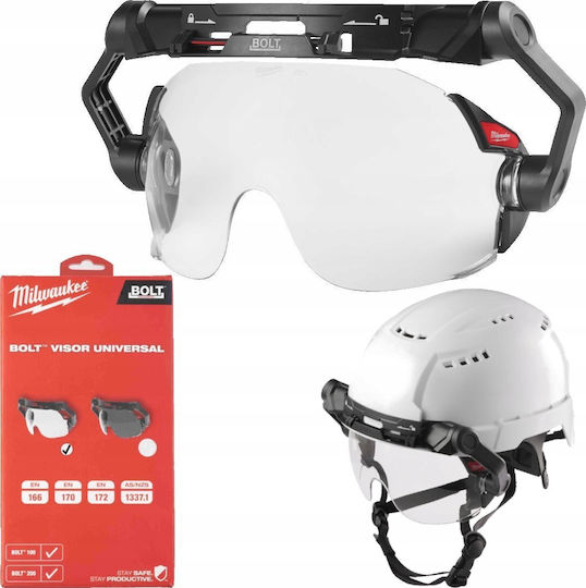 Milwaukee Bolt Universal Safety Glasses for Protection with Transparent Lenses 1pcs