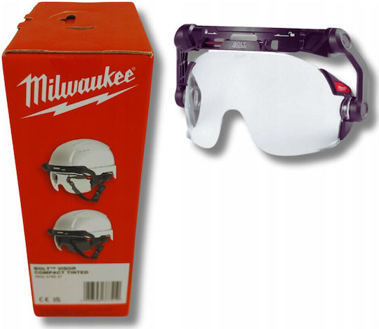Milwaukee Bolt Compact Γυαλιά / Μάσκα Εργασίας για Προστασία με Διάφανους Φακούς