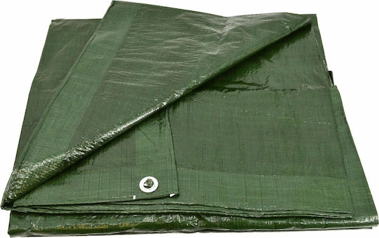 AWTools Waterproof Tarpaulin 90gr/m² 15x10m. Light Type Green