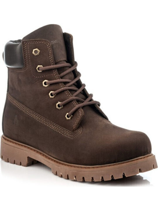 Leather Brown Men's Boots Anatomical