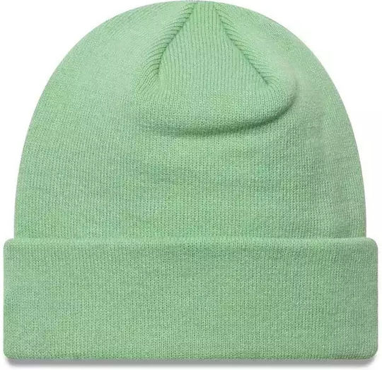 League Essential Beanie Unisex Beanie Knitted in Green color