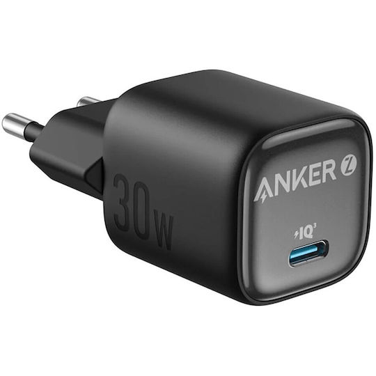Anker Ladegerät ohne Kabel GaN mit USB-C Anschluss 30W Stromlieferung Weißs (Zolo)