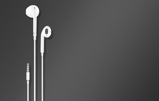 Foneng T34 Earbuds Freisprecheinrichtung Kopfhörer mit Stecker 3.5mm Weiß