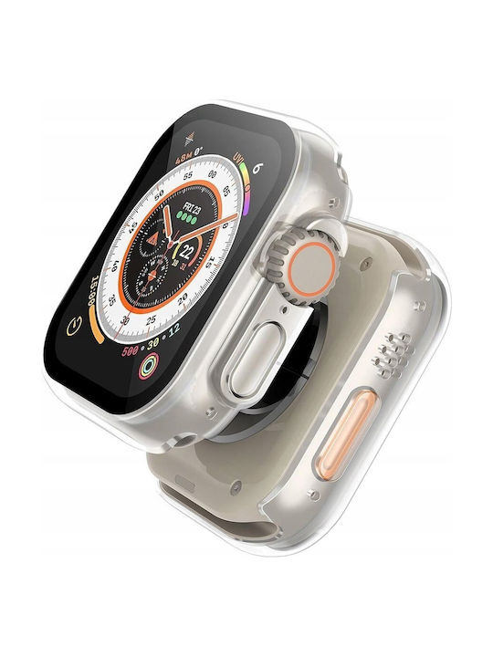 X-One Dropguard Plastic Case in Transparent color for Apple Watch Ultra/Ultra 2.