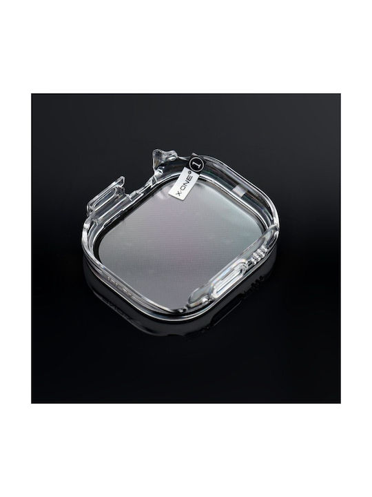 X-One Dropguard Plastic Case in Transparent color for Apple Watch Ultra/Ultra 2.